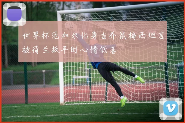世界杯范加尔化身吉乔鼠梅西坦言被荷兰扳平时心情低落