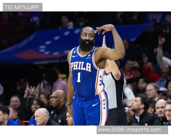 哈登半场表现分析：8投3中斩获9分5助攻三分命中率提升正负值为4